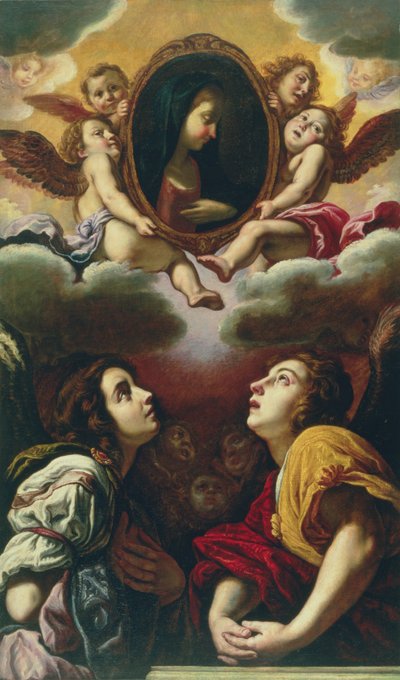 Uçan ve Tapan Melekler, 1613-4 by Domenico Fetti or Feti