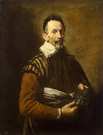 Bir aktörün portresi, 1620-1622 by Domenico Fetti or Feti