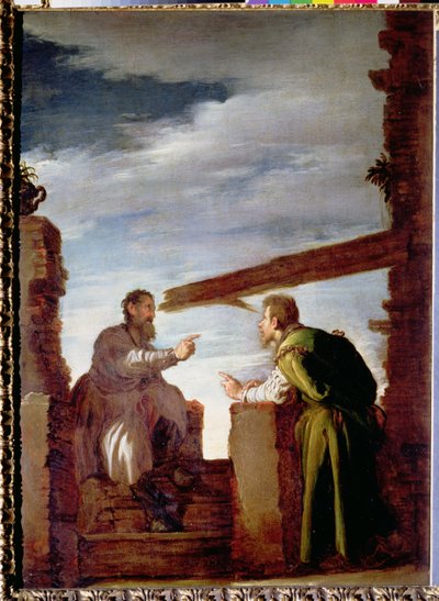 The Parable of the Mote and the Beam, yaklaşık 1620 (tuval üzerine yağlıboya) by Domenico Fetti or Feti