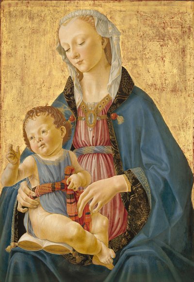 Madonna ve Çocuk, c. 14701475. by Domenico Ghirlandaio