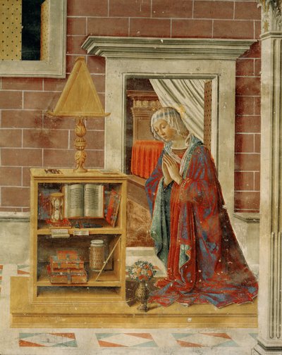 Müjde. Fresk (taze) by Domenico Ghirlandaio