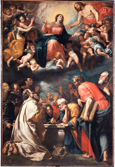 Varsayım (tuval üzerine yağlı boya by Domenico Il Sarzana Fiasella