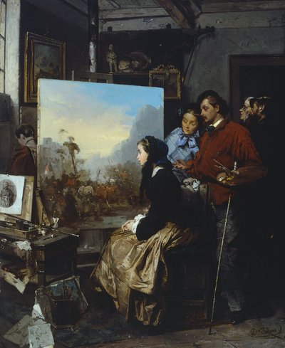 Garibaldi için bir düşünce by Domenico Induno