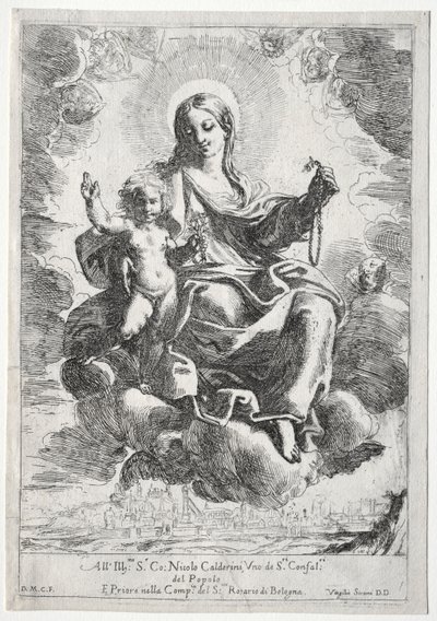 Tesbih Madonna. by Domenico Maria Canuti