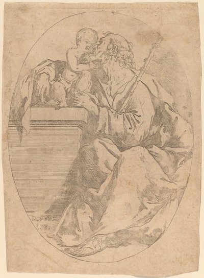 Aziz Joseph ve İsa Çocuk by Domenico Maria Viani