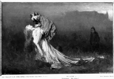 Kral Lear by Domenico Morelli