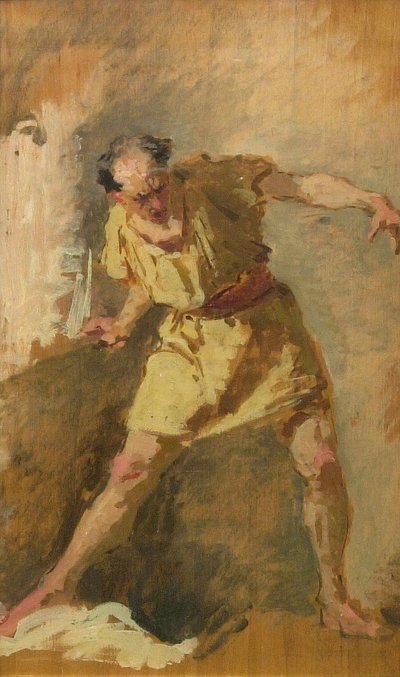 Gladyatör, 19. yüzyıl. by Domenico Morelli