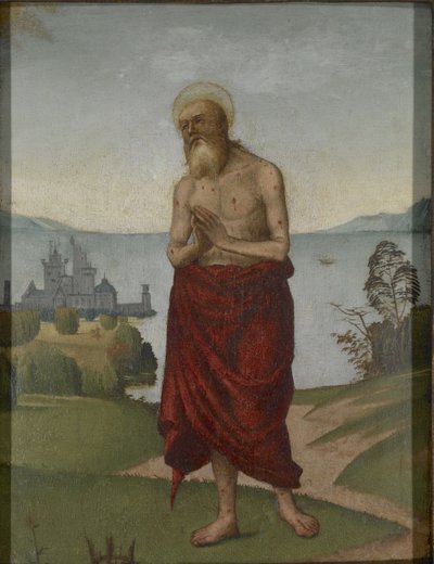 St. Onuphrus (paneldeki yağ) by Domenico Panetti