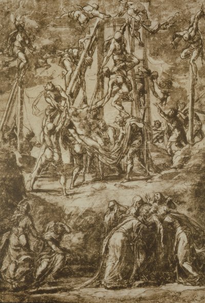 İfade için Çalışma by Domenico Robusti Tintoretto