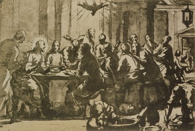 Son Akşam Yemeği by Domenico Robusti Tintoretto