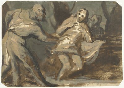 Susanna ve Yaşlılar by Domenico Tintoretto