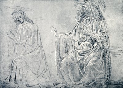 Şekil Çalışması by Domenico school of Ghirlandaio
