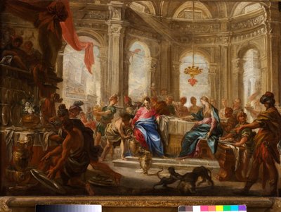 Cana'nın Düğünü by Domenico the Elder Piola