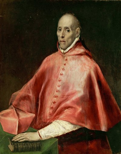 Kardinal Juan Pardo de Tavera'nın portresi, 1609. by Dominico El Greco