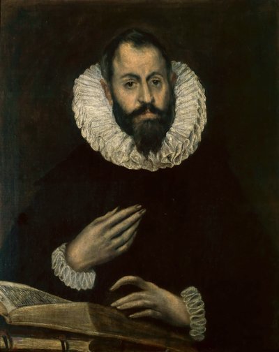 Bir Adamın Portresi, yaklaşık 1600-1610. by Dominico El Greco