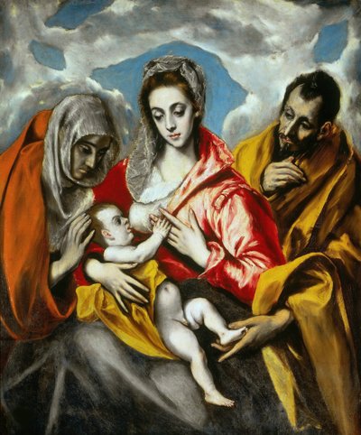 Kutsal Aile, 1595. by Dominico El Greco