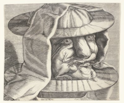 Arcimboldo Tarzında Kasklı Grotesk Bir Kafa Arcimboldo tarzında miğferli grotesk bir kafa by Dominicus Custos