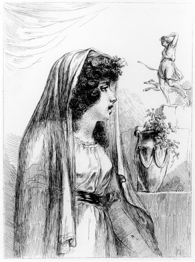 Lady Hamilton, Diana-Hecate rolünde, 1791 by Dominique Vivant Denon