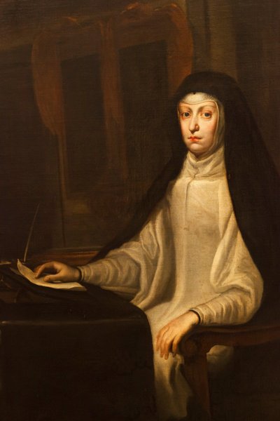 Avusturya Mariana (detay) by Don Juan Carreno de Miranda