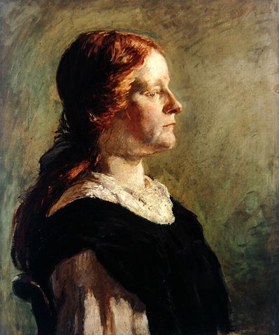 Kızıl Saçlı Kız Portresi by Donald Graeme MacLaren