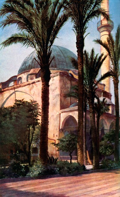 Cezzar Paşa Camii, Acre, Filistin, 1930