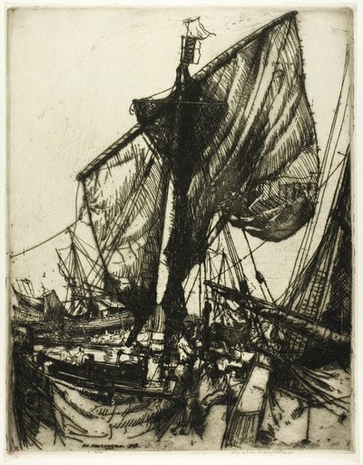 Chioggia Balıkçıları by Donald Shaw MacLaughlan