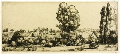 Manzara, Poigny by Donald Shaw MacLaughlan