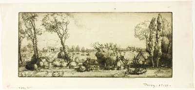 Manzara, Poigny by Donald Shaw MacLaughlan