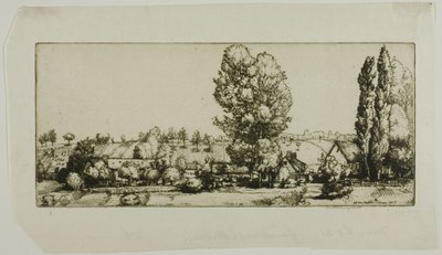 Manzara, Poigny by Donald Shaw MacLaughlan