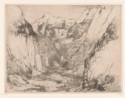 Lauterbrunnen Vadisi Lauterbrunnen by Donald Shaw MacLaughlan