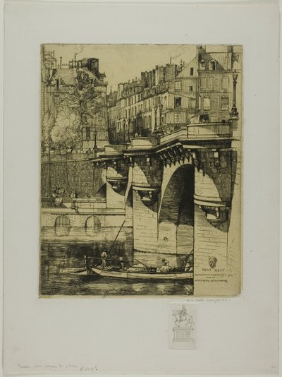 Pont Neuf, Paris by Donald Shaw MacLaughlan