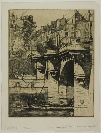 Pont Neuf, Paris by Donald Shaw MacLaughlan