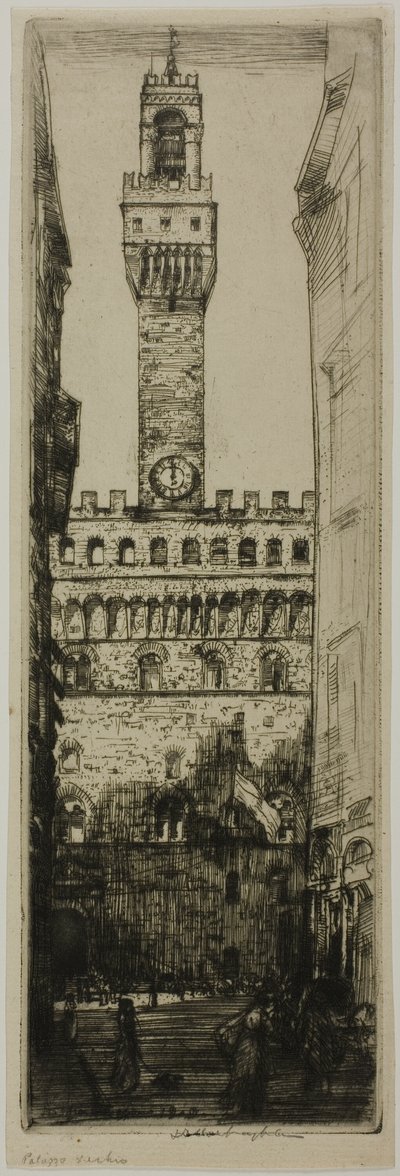 Palazzo Vecchio, Floransa by Donald Shaw MacLaughlan