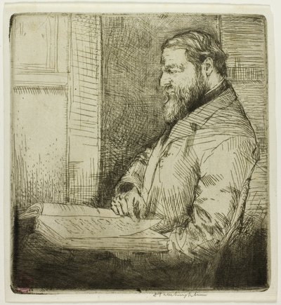 Fransız Öğrenci Portresi by Donald Shaw MacLaughlan
