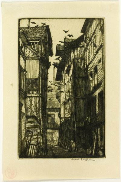 Güvercinler Sokağı, Rouen by Donald Shaw MacLaughlan