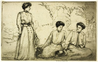 Üç kız by Donald Shaw MacLaughlan