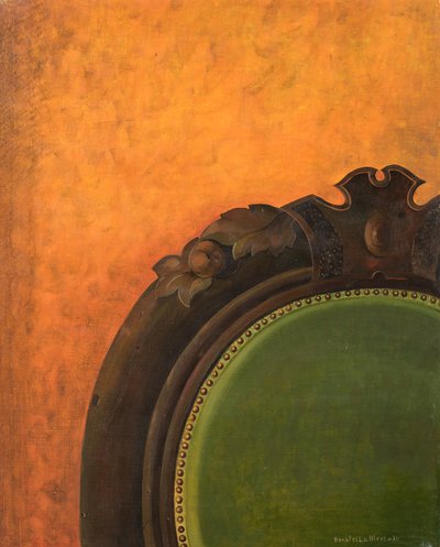 Turuncu zemin üzerine koltuk by Donatella Merlo