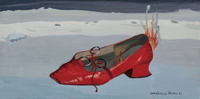 kırmızı terlik by Donatella Merlo