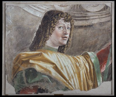 Teberli adam, c.1486 (tuval üzerinde taşınan müstakil fresk) by Donato Bramante