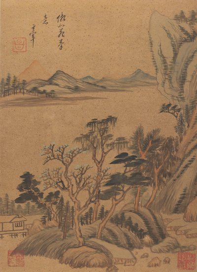 Manzaralar ve Şiirler, 17. yüzyıl, muhtemelen 1625