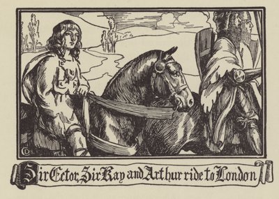 Sir Ector, Sir Kay ve Arthur Londra