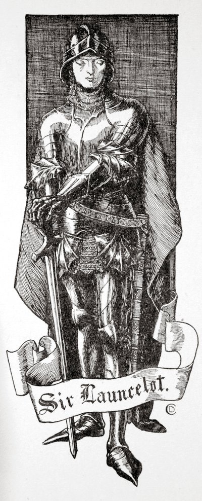 "Sör Launcelot", 1905. by Dora Curtis