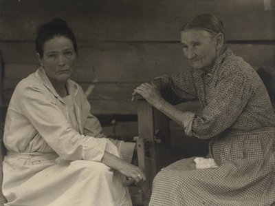 [Arminda Teyze Mindy Anderson Curtis ve arkadaşı], 1930-1934 (platin baskı) by Doris Ulmann