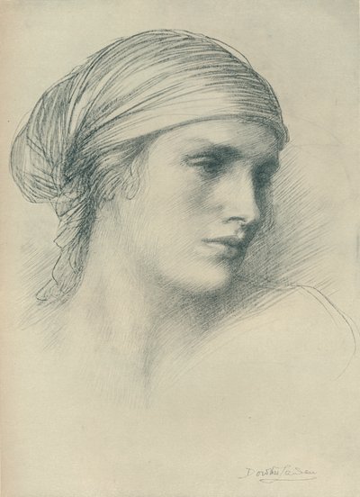 Bir Kafanın Çalışması, c1916 by Dorothea Landau