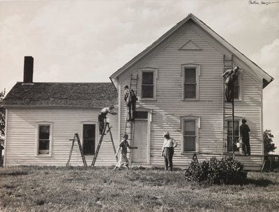 Aile Çiftliği, Nebraska by Dorothea Lange