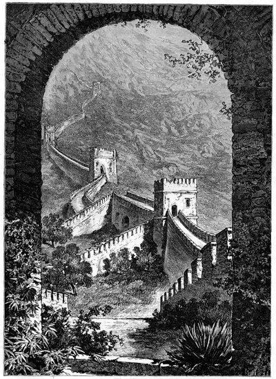 Çin Seddi, 19. yüzyıl by Dosso