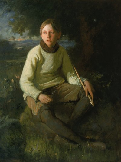 Oklu Çocuk, 1903. by Douglas Volk
