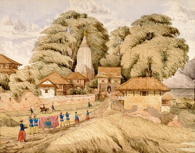 Narain - Hitthee, Katmandoo, Nepal yakınlarında by Dr. Henry Ambrose Oldfield