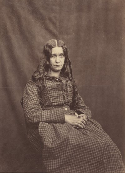 Kadın, Surrey County Asylum, c. 1855. by Dr Hugh Welch Diamond