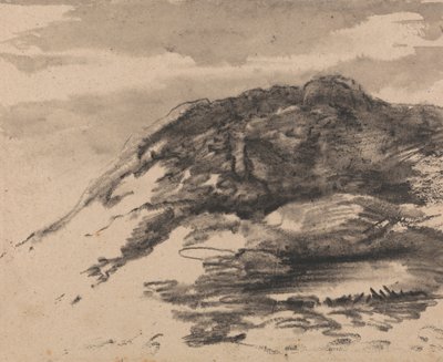 Richard Wilson'ın Cader Idris Tablolarından ilham alan kompozisyon by Dr. Thomas Monro